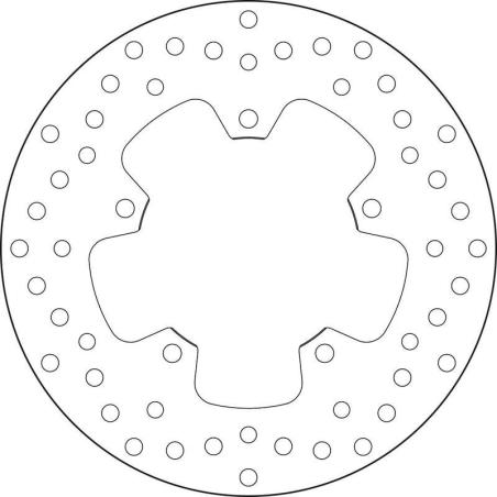 BREMBO 68B407M8 : Disco de freno BREMBO Serie Oro redondo fijo