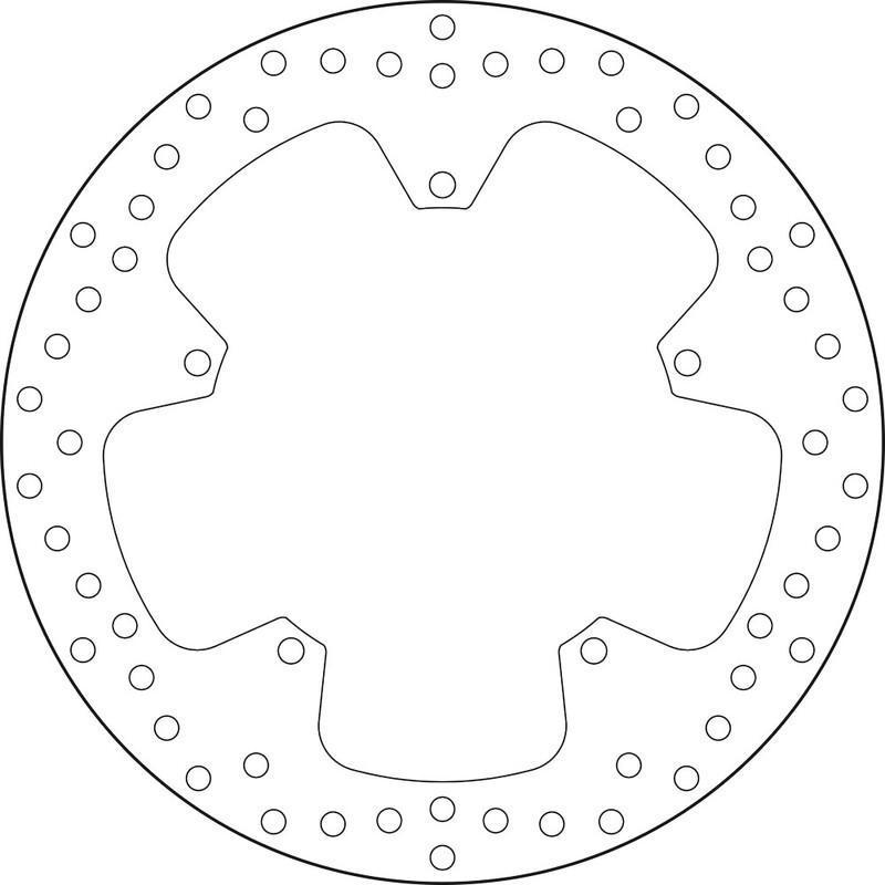 BREMBO 68B407M9 : Disco de freno BREMBO Serie Oro redondo fijo