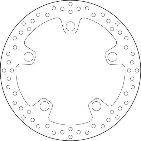 BREMBO 68B407N0 : Disco de freno BREMBO Serie Oro redondo fijo