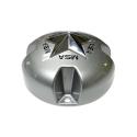 MSA WHEELS MSA CAP : Tapa de buje M18 / M17 / M15 / M12 plata