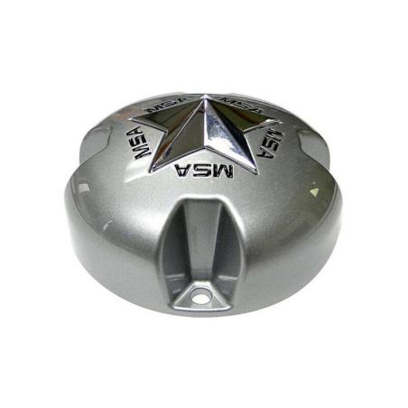 MSA WHEELS MSA CAP : Tapa de buje M18 / M17 / M15 / M12 plata