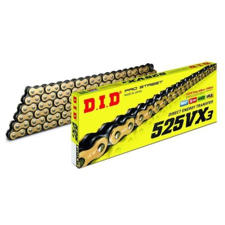 D.I.D 4525516395137 : Cadena D.I.D 525VX3 X-Ring - Paso 525