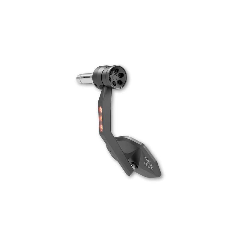 HIGHSIDER 301-526 : Retrovisor de manillar HIGHSIDER Victory Rim (con intermitente LED)
