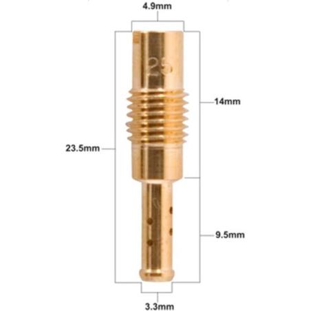 PROX 46.F032.5 : Chiclé de baja Prox 32.5 para Keihin N424-26 SERIES