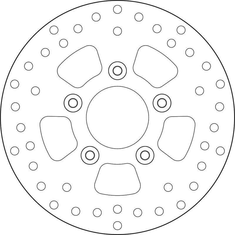 BREMBO 68B407J4 : Disco de freno BREMBO Serie Oro redondo fijo