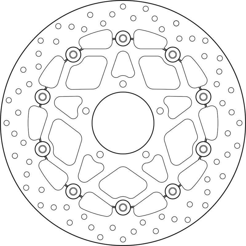 BREMBO 78B40893 : Disco de freno BREMBO Serie Oro redondo flotante