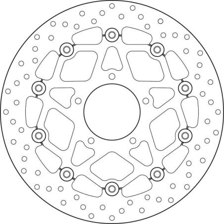 BREMBO 78B40893 : Disco de freno BREMBO Serie Oro redondo flotante