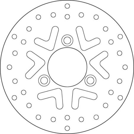 BREMBO 68B40718 : Disco de freno BREMBO Serie Oro redondo fijo