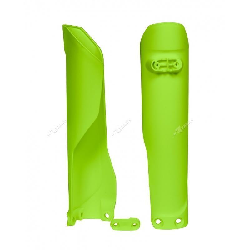 RACETECH R-PSHSQGF0016 : Protectores de horquilla RACETECH - amarillo fluorescente