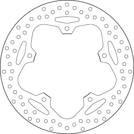 BREMBO 68B407F6 : Disco de freno BREMBO Serie Oro redondo fijo