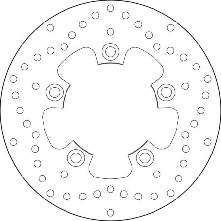 BREMBO 68B407J7 : Disco de freno BREMBO Serie Oro redondo fijo