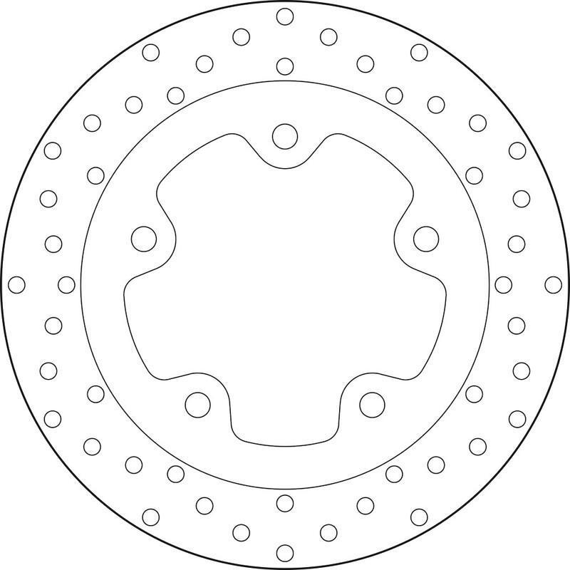 BREMBO 68B407J9 : Disco de freno BREMBO Serie Oro redondo fijo