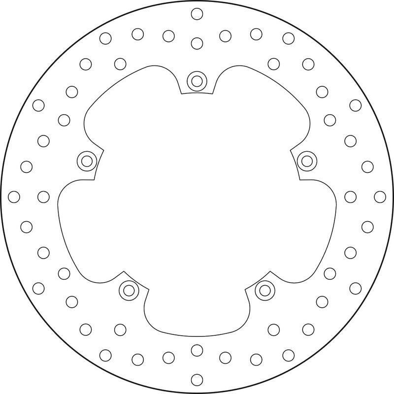 BREMBO 68B407L8 : Disco de freno BREMBO Serie Oro redondo fijo