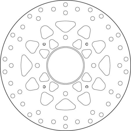 BREMBO 68B407M6 : Disco de freno BREMBO Serie Oro redondo fijo