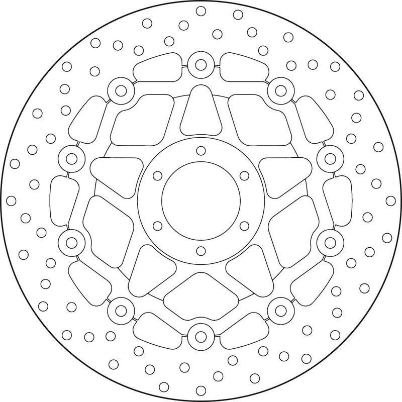 BREMBO 78B408A3 : Disco de freno BREMBO Serie Oro redondo flotante