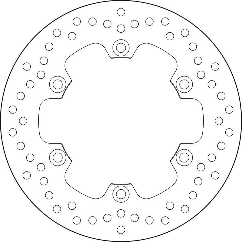BREMBO 68B407M5 : Disco de freno BREMBO Serie Oro redondo fijo