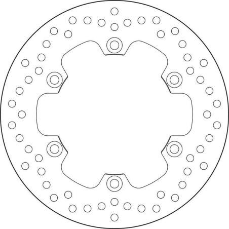 BREMBO 68B407M5 : Disco de freno BREMBO Serie Oro redondo fijo