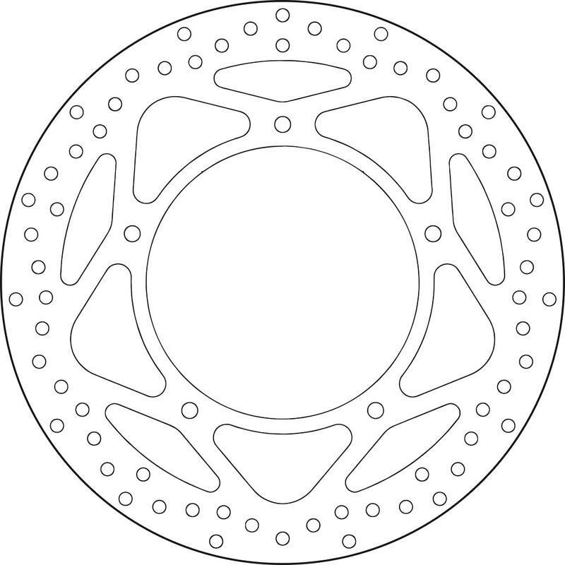 BREMBO 68B407F5 : Disco de freno BREMBO Serie Oro redondo fijo