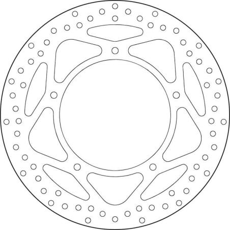 BREMBO 68B407F5 : Disco de freno BREMBO Serie Oro redondo fijo