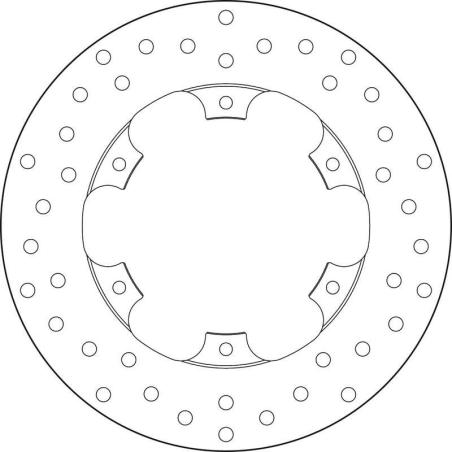 BREMBO 68B407L5 : Disco de freno BREMBO Serie Oro redondo fijo