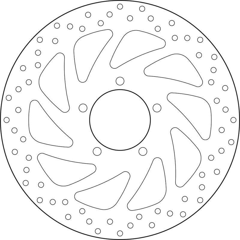 BREMBO 68B407L3 : Disco de freno BREMBO Serie Oro redondo fijo