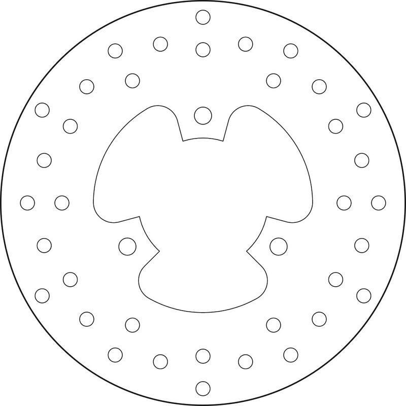 BREMBO 68B407L7 : Disco de freno BREMBO Serie Oro redondo fijo