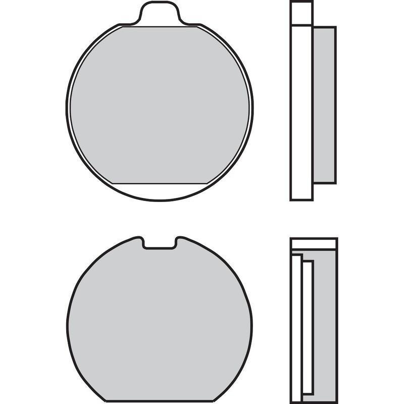 BREMBO 07KA0223 : Pastillas de freno orgánicas Brembo 07KA0223