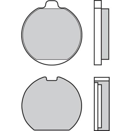 BREMBO 07KA0223 : Pastillas de freno orgánicas Brembo 07KA0223