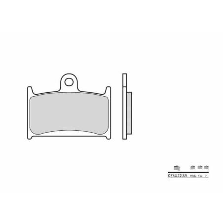 BREMBO 07SU22SA : Pastillas de freno sinterizadas Brembo 07SU22SA