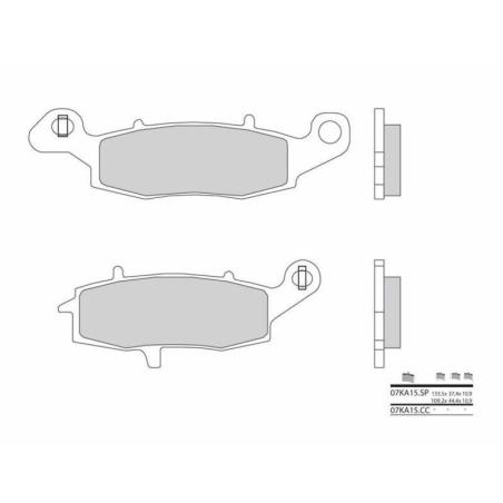 BREMBO 07KA15SP : Pastillas de freno sinterizadas Brembo 07KA15SP