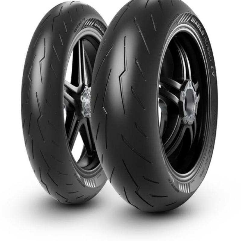 PIRELLI 3979300 : Neumático PIRELLI DIABLO ROSSO IV 180/55 ZR 17 M/C (73W) TL
