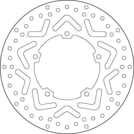 BREMBO 68B407F7 : Disco de freno BREMBO Serie Oro redondo fijo