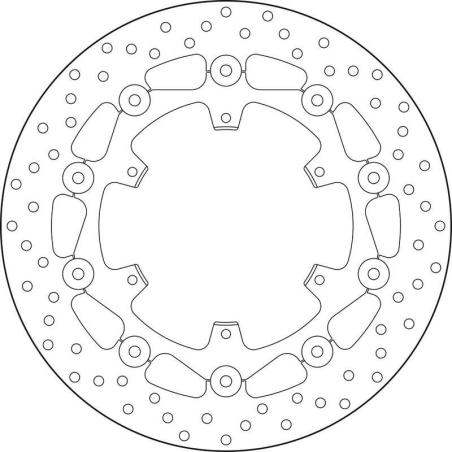 BREMBO 78B40887 : Disco de freno BREMBO Serie Oro redondo flotante