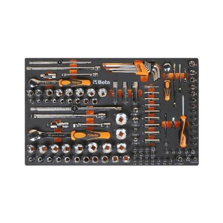 BETA 024500871 : BETA M105 M Series Tool Module Sockets & Ratchets 116 Tools