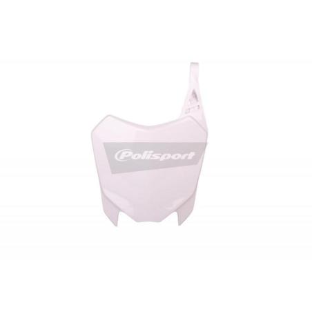 POLISPORT 8658800002 : POLISPORT Front Number Plate White Honda CRF110F
