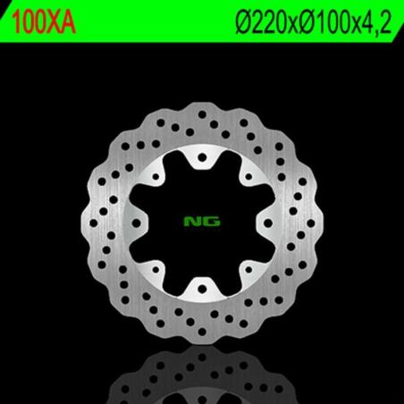 NG BRAKE DISC 100XA : Disco de freno NG BRAKES ondulado fijo