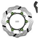 NG BRAKE DISC 1254XBHK17 : Kit disco de freno sobredimensionado NG BRAKES ondulado flotante