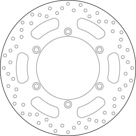 BREMBO 68B407K2 : Disco de freno BREMBO Serie Oro redondo fijo
