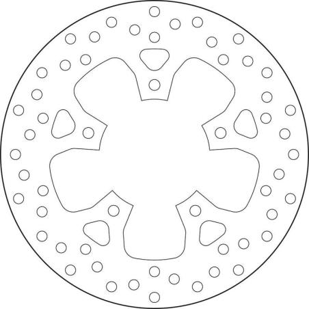 BREMBO 68B407K5 : Disco de freno BREMBO Serie Oro redondo fijo