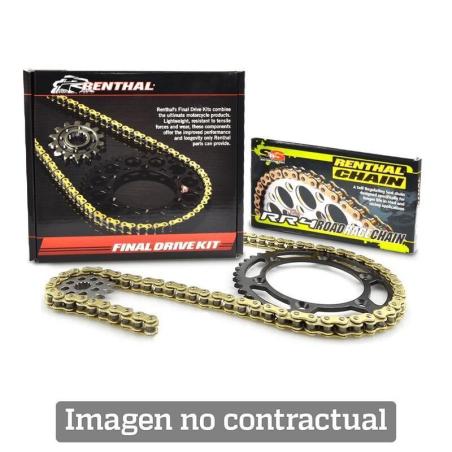 RENTHAL  : Kit cadena aluminio Renthal 520R1 (13-48-118)