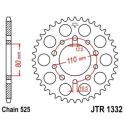 JT SPROCKETS JTR1332.45ZBK : Corona JT 1332 de zinc negro con 45 dientes