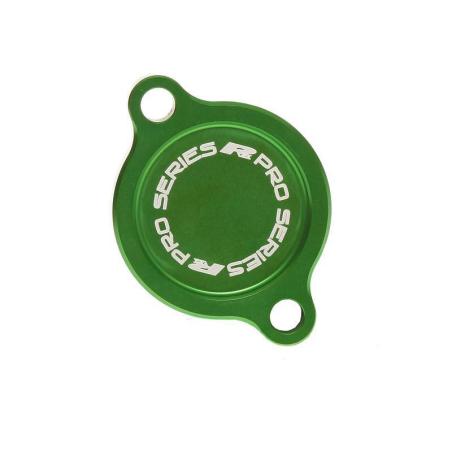 RFX FXFC2010099GN : Tapa del filtro de aceite RFX Pro (verde) - Kawasaki KXF250