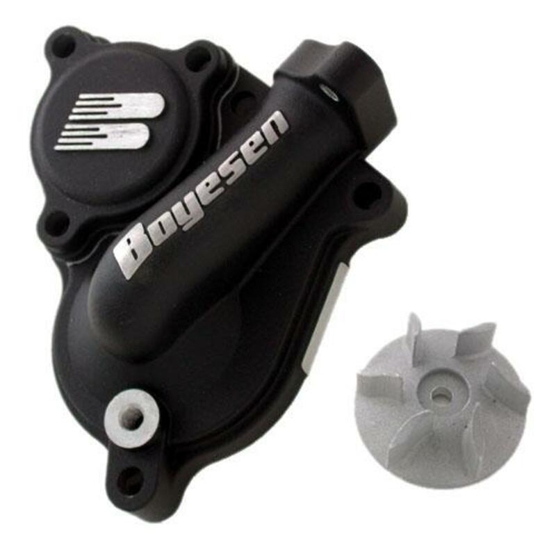 BOYESEN WPK-17B : Tapa bomba de agua + hélice BOYESEN Supercooler negro
