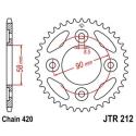 JT SPROCKETS JTR212.37 : Corona JT 212 de acero con 37 dientes