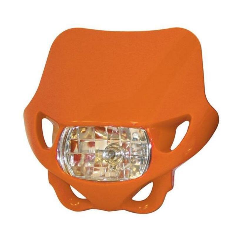 BIHR YM-3243-ORANGE : Careta con faro BIHR Enduro 12V/35W