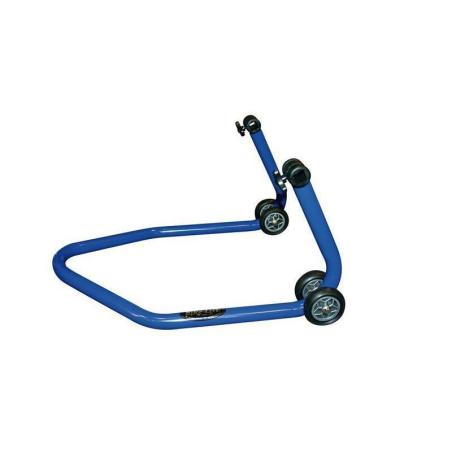 BIKE LIFT  : Caballete trasero universal BIKE LIFT azul con soportes de goma en L""