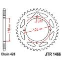 JT SPROCKETS JTR1466.44 : Corona JT 1466 de acero con 44 dientes