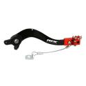 RFX FXRB5010099OR : Pedal de freno trasero RFX Pro FT (negro/naranja)