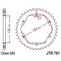 JT SPROCKETS JTR761.43 : Corona JT SPROCKETS acero estándar 761 - Paso 525