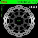 NG BRAKE DISC 1559X : Disco de freno NG BRAKES ondulado flotante